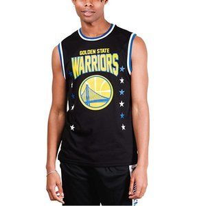 Men's Sleeveless Jersey Tank Top Tee Shirt XL Color Black